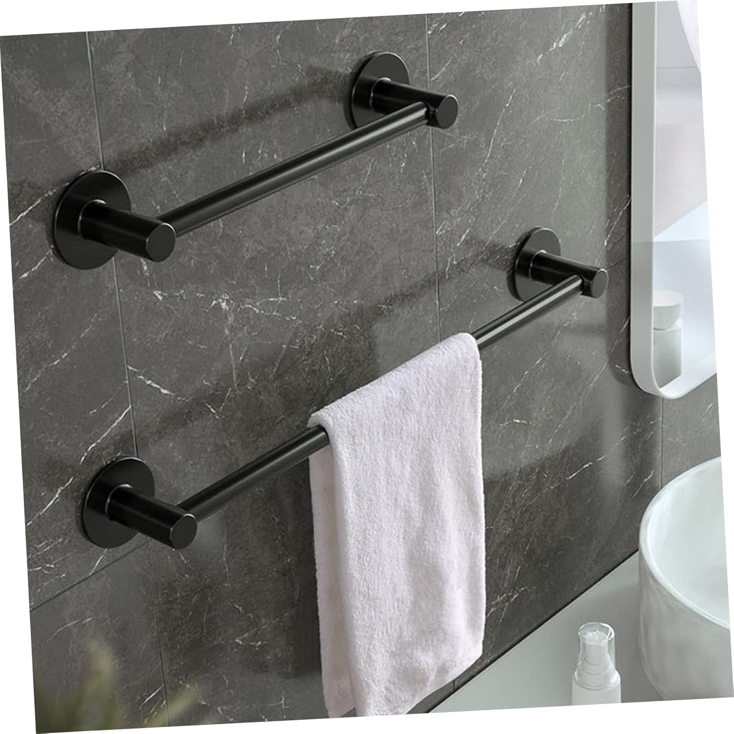 MAGICLULU 1Pc Wall Mount Towel Holder for Bathroom
