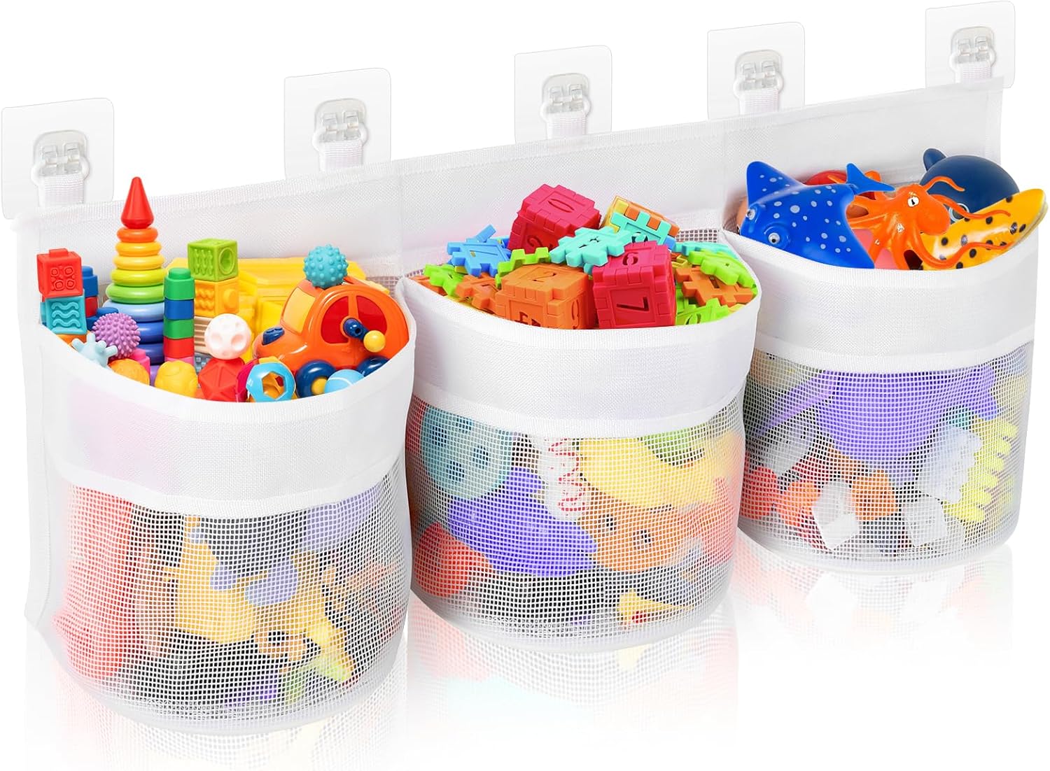 Shadowvoxel Bath Toy Storage Mesh Basket Organizer 1
