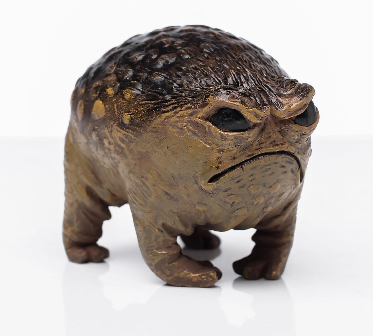 Grumpy Frog Toad Statue Outdoor Garden Decor