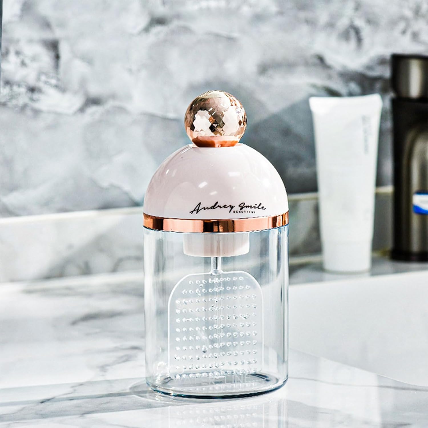 Touchless Dish Soap Dispenser with LED Light and Foaming Feature Pink