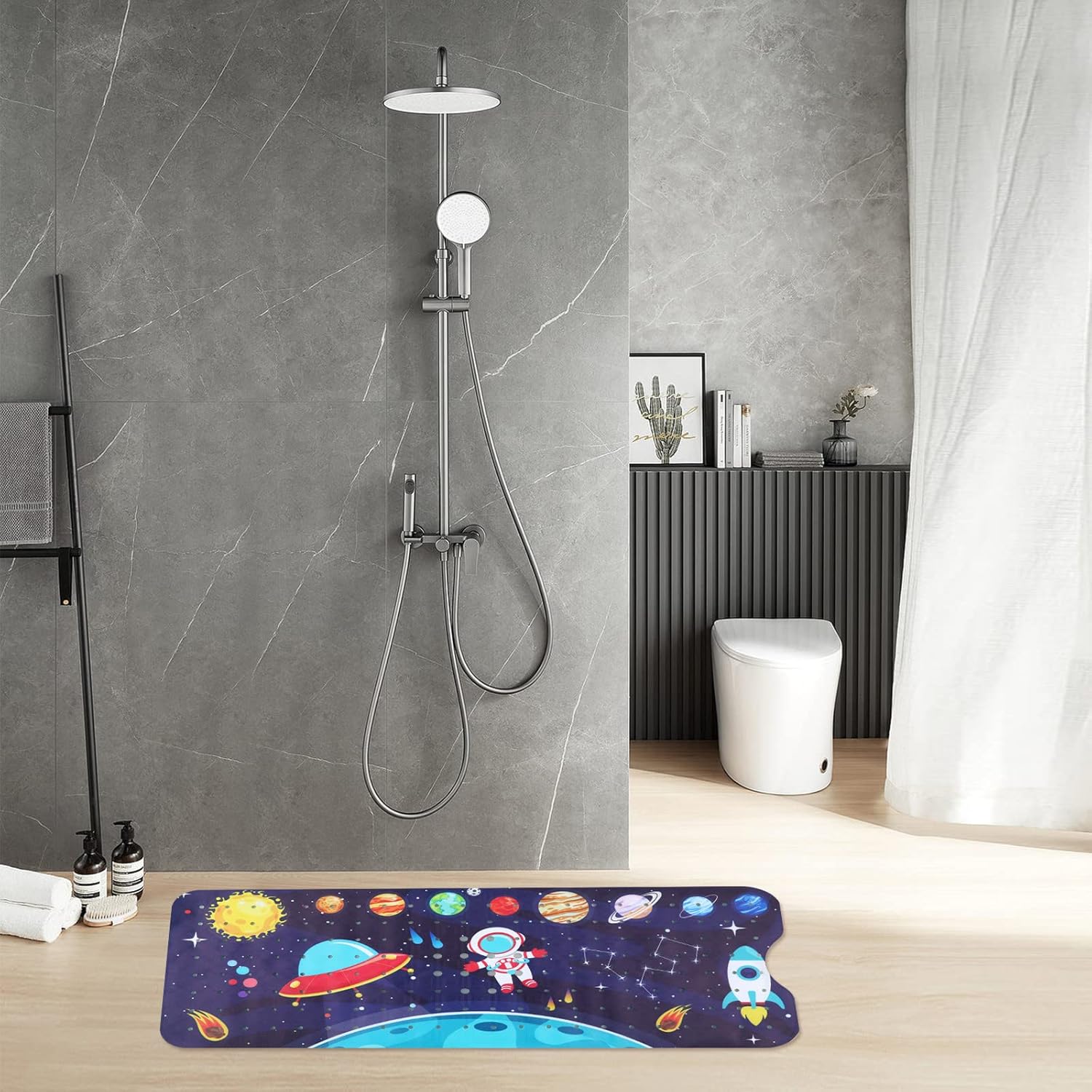 Tubozadi Kids Non Slip Bath Mat with Suction Cups