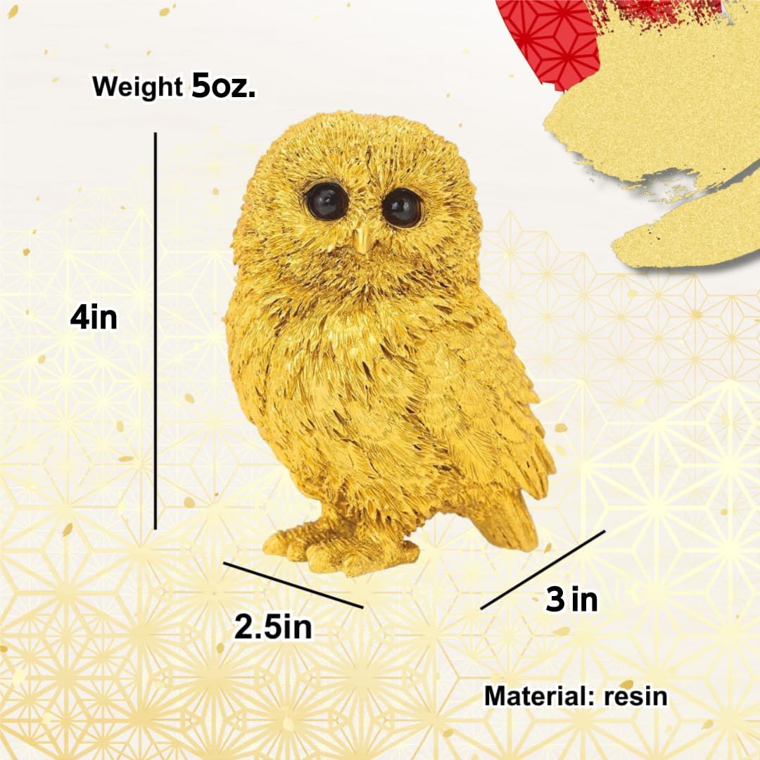 Good Luck Owl Feng Shui Decor Figurine