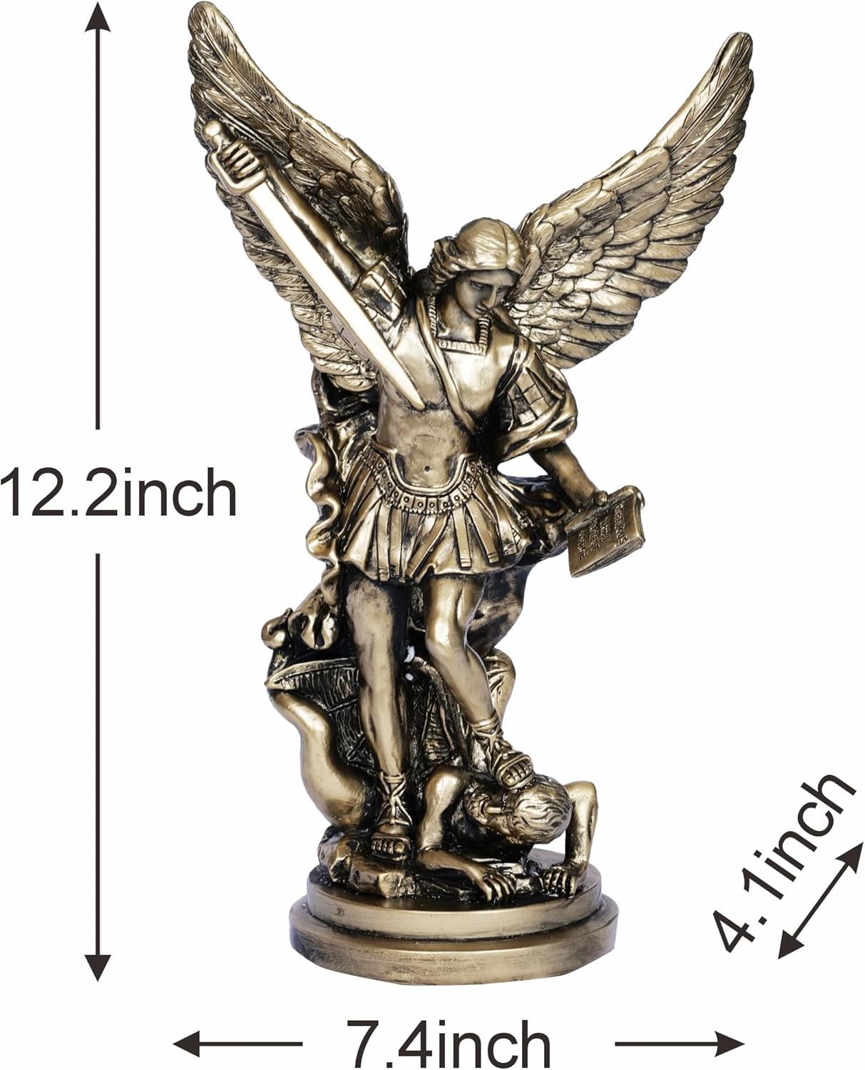 122in St Michael Archangel Statue Bronze Sculpture