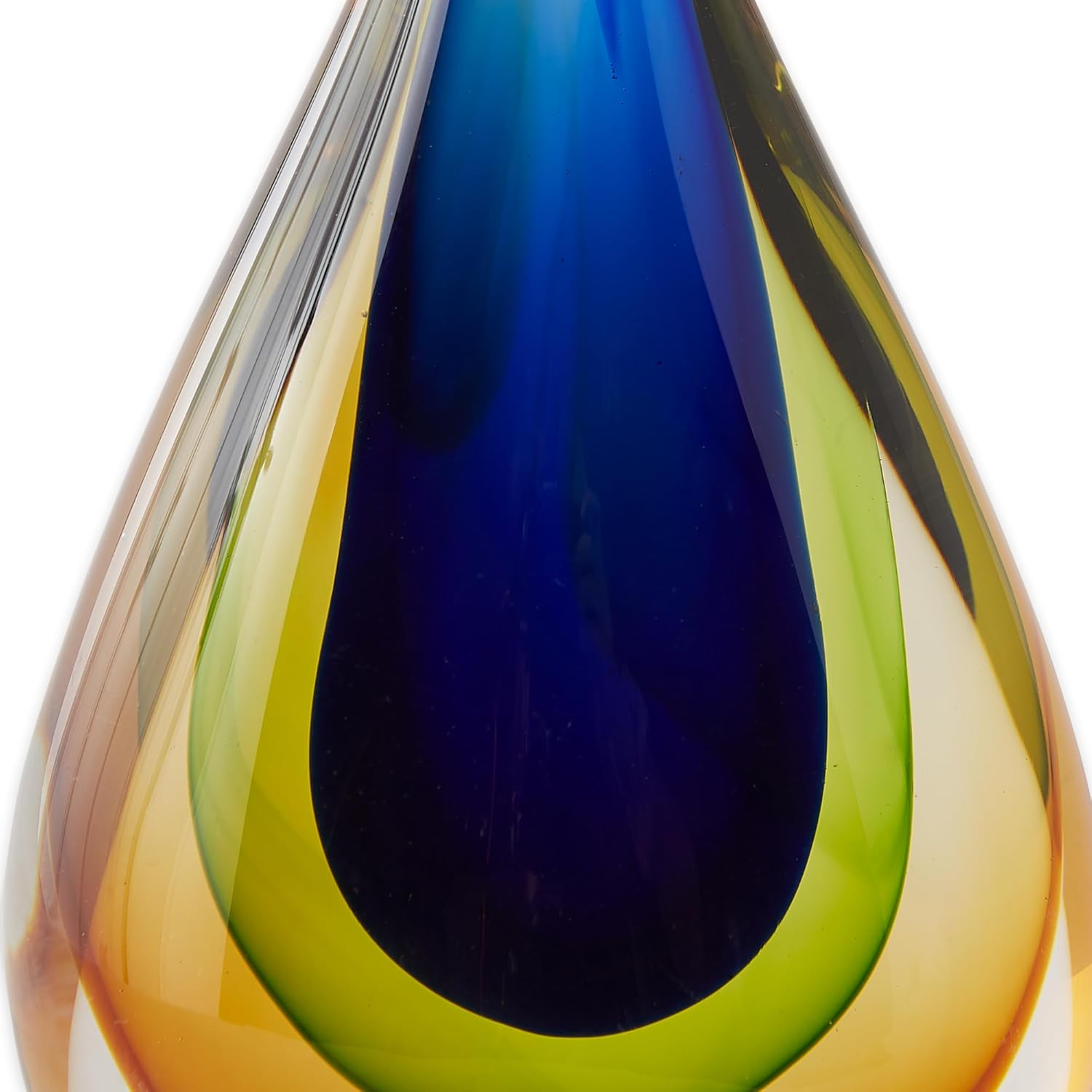 Zingz Thingz Teardrop Glass Dcor 4x2x65