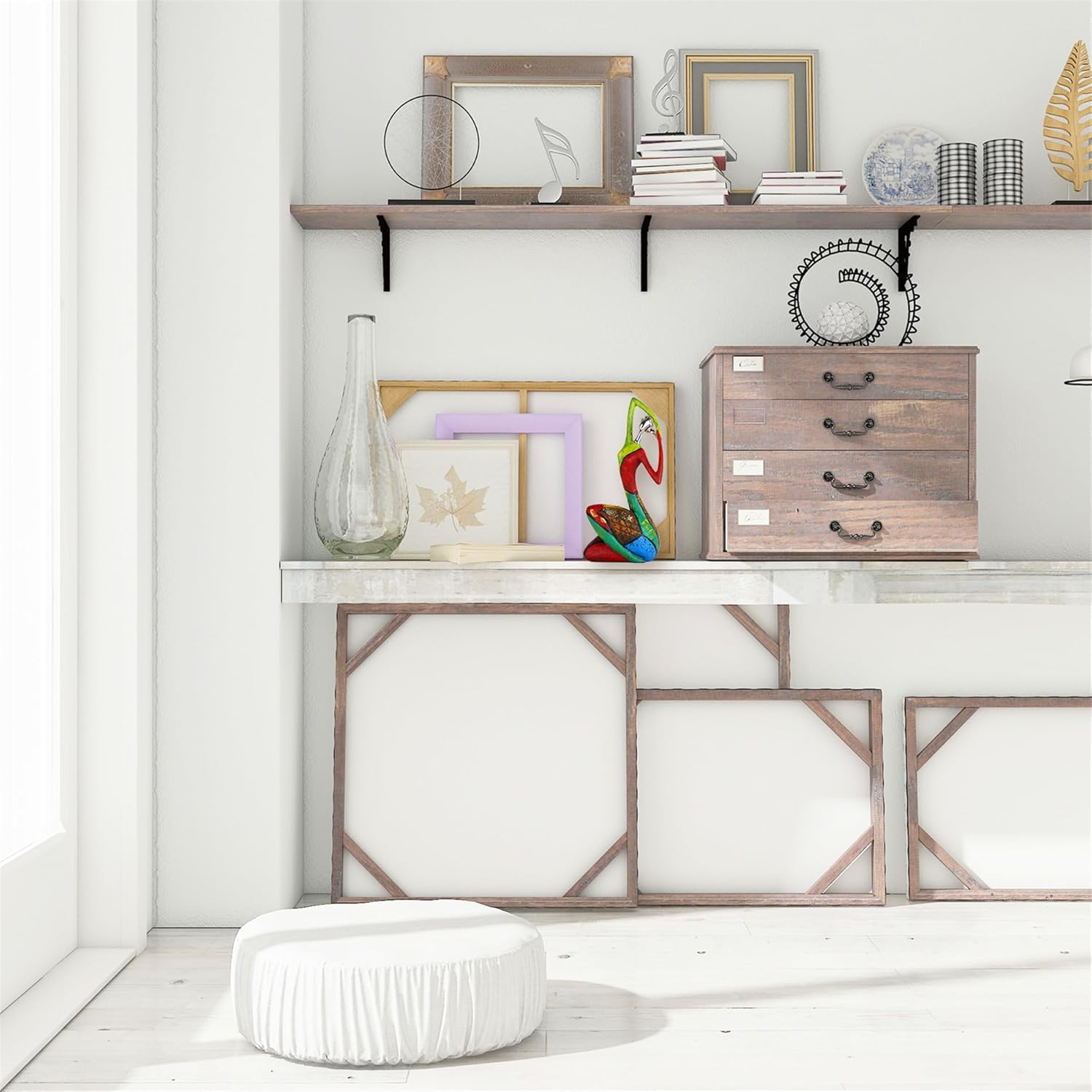 Suruim Colorful Abstract Woman Sculpture Home Decor