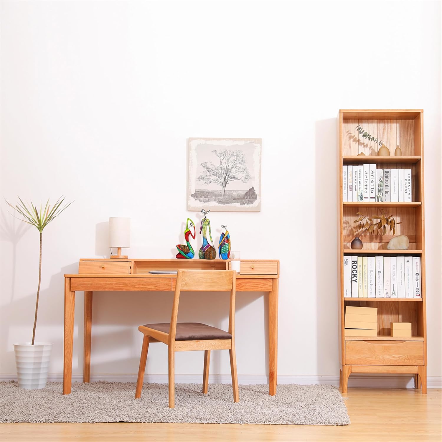 Suruim Colorful Abstract Woman Sculpture Home Decor