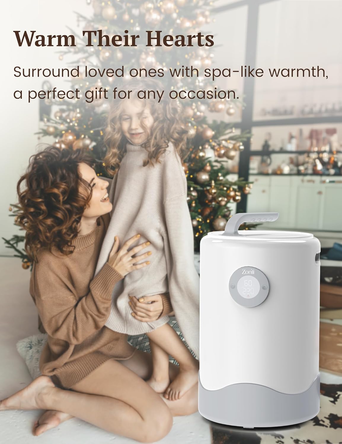 ZonLi Towel Warmer with Scented Discs 360 Wall Heating Auto Shut-Off