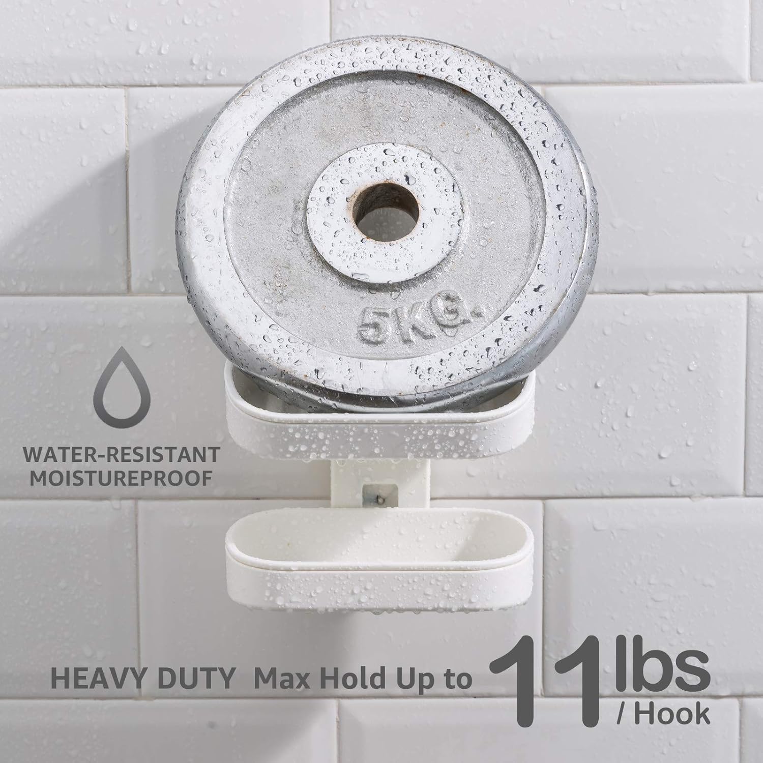 LEVERLOC Double Layer Suction Soap Dish Holder 1