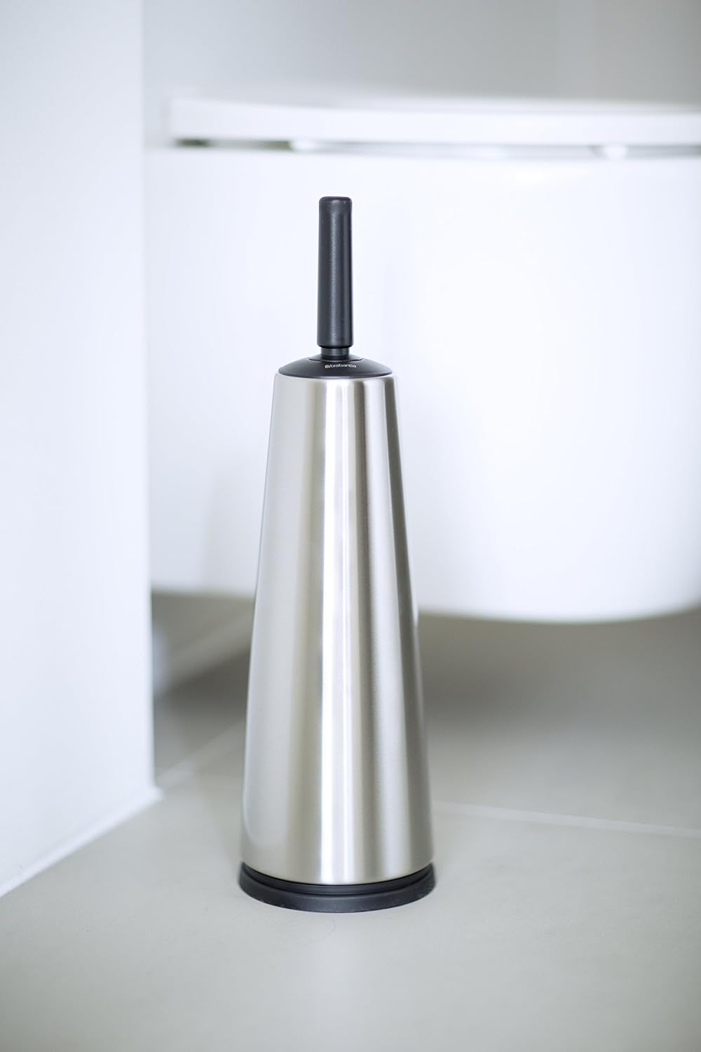 Brabantia Toilet Brush with Holder - Medium Matt Steel