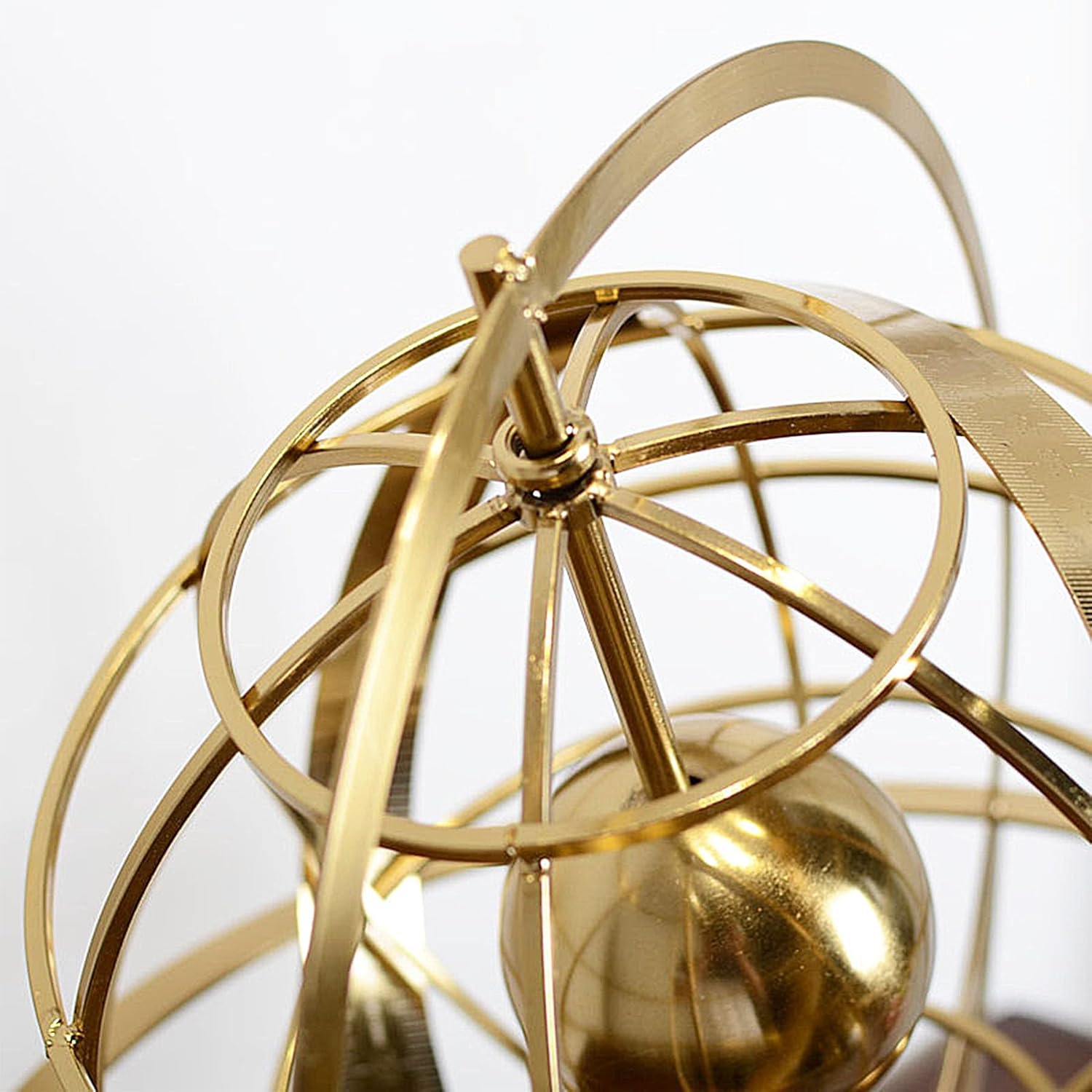 Decorative Gold Globe Armillary Sphere Tabletop Ornament S