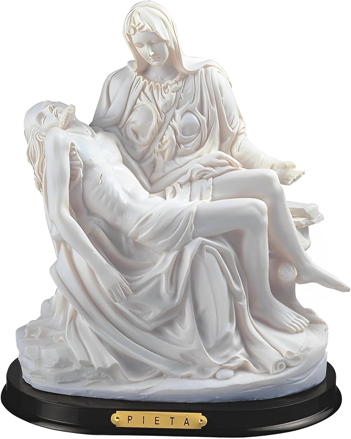 ICE ARMOR 10 Inch White La Pieta Statue Collectible Figurine