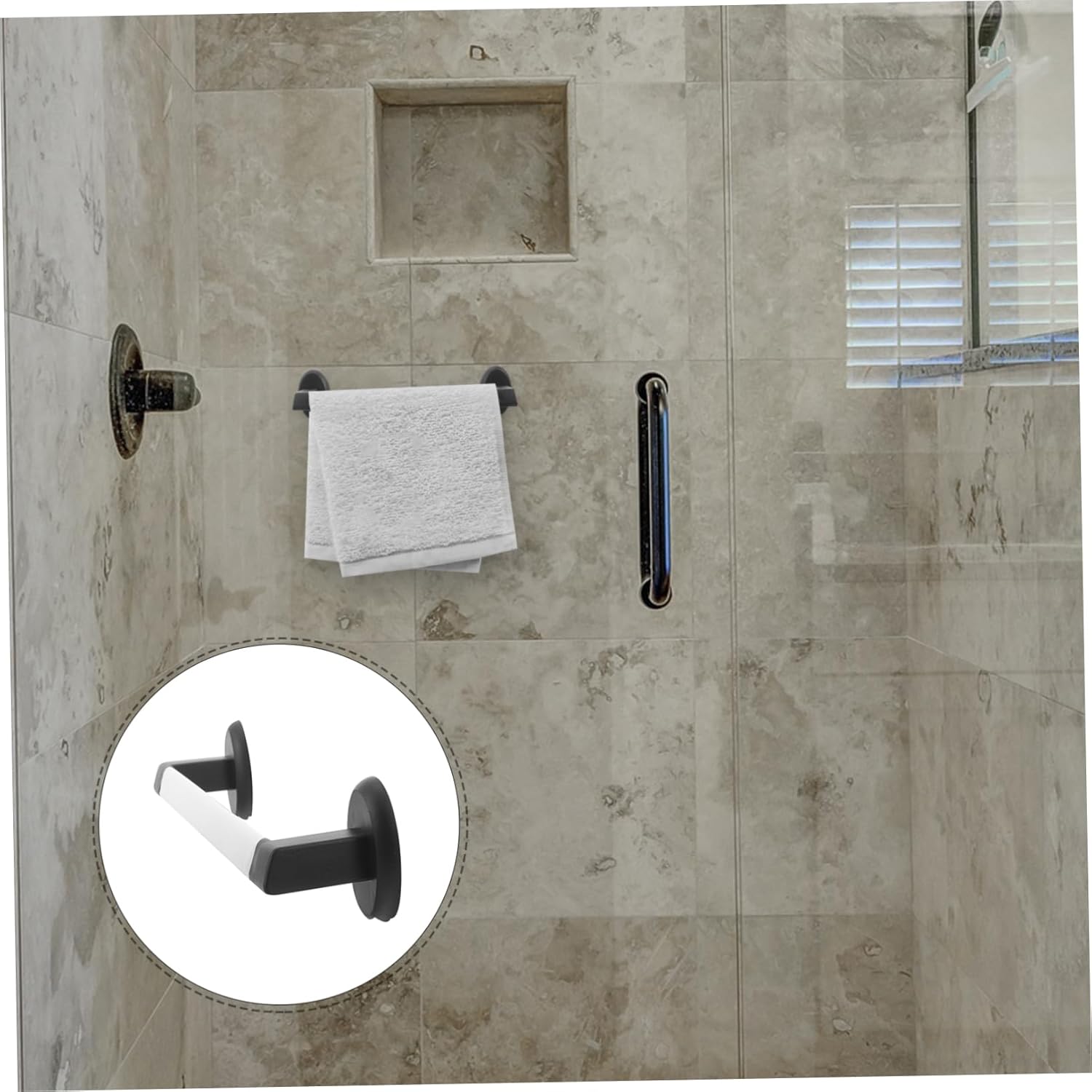 SOLUSTRE Wall Mounted Slipper Holder No Drill