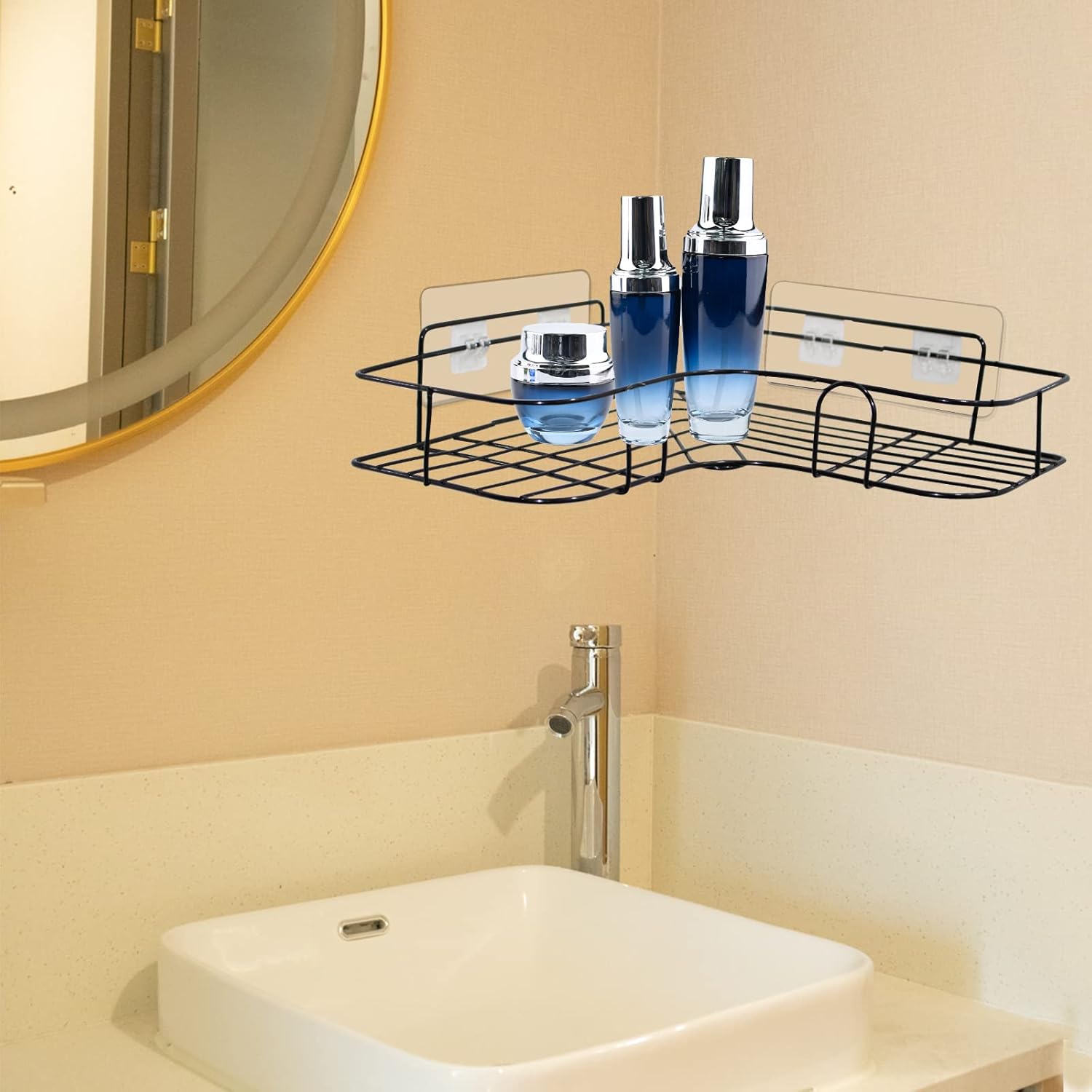HopeFire 4 Pack Shower Caddy Adhesive Replacement 1