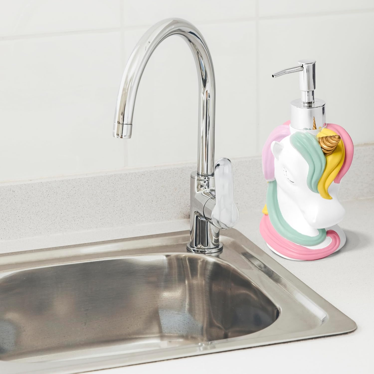 Unicorn Soap Dispenser Bathroom Decor
