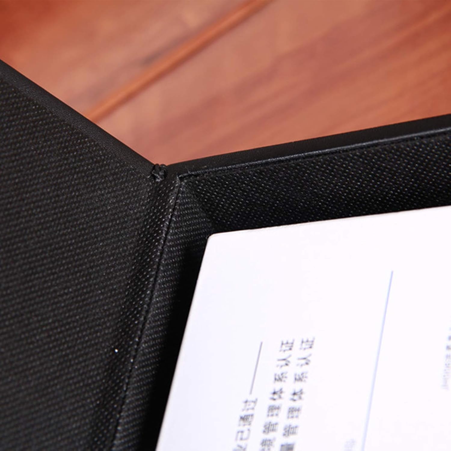RHCSZ High-end PU Leather Tissue Box Holder Black