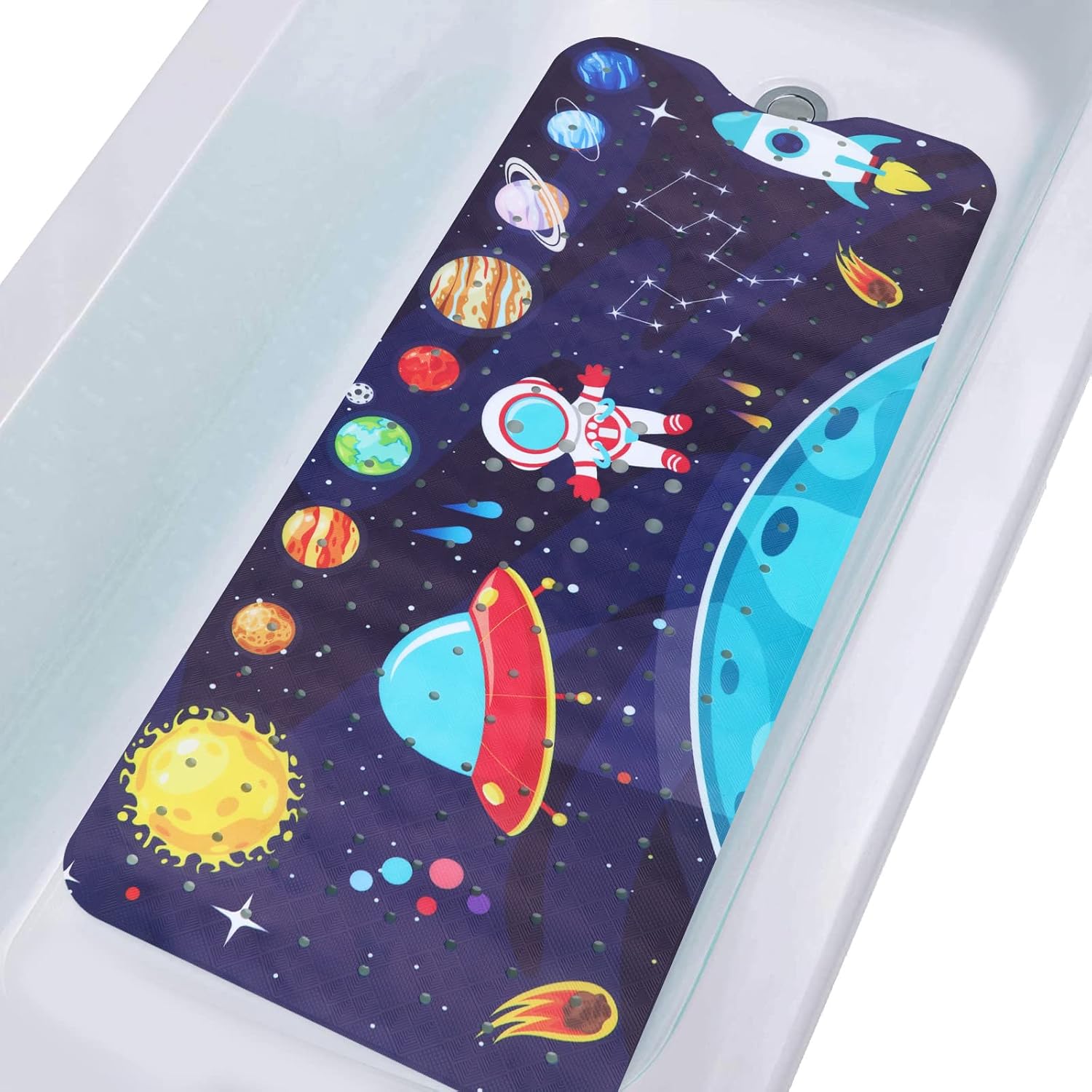 Tubozadi Kids Non Slip Bath Mat with Suction Cups