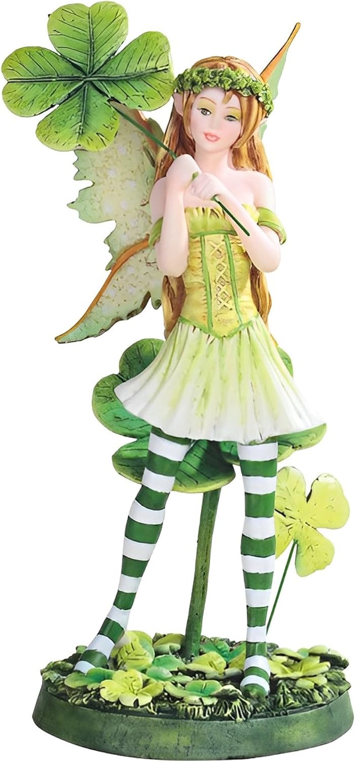 ICE ARMOR 725 Inch Clover Fairy Statue Decor