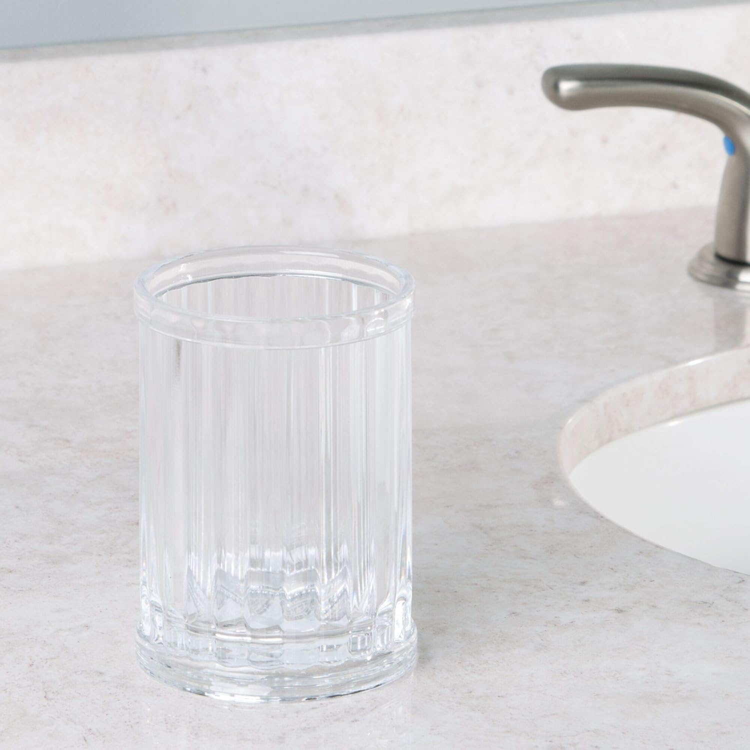 InterDesign Alston Clear Plastic Tumbler Cup Holder 1