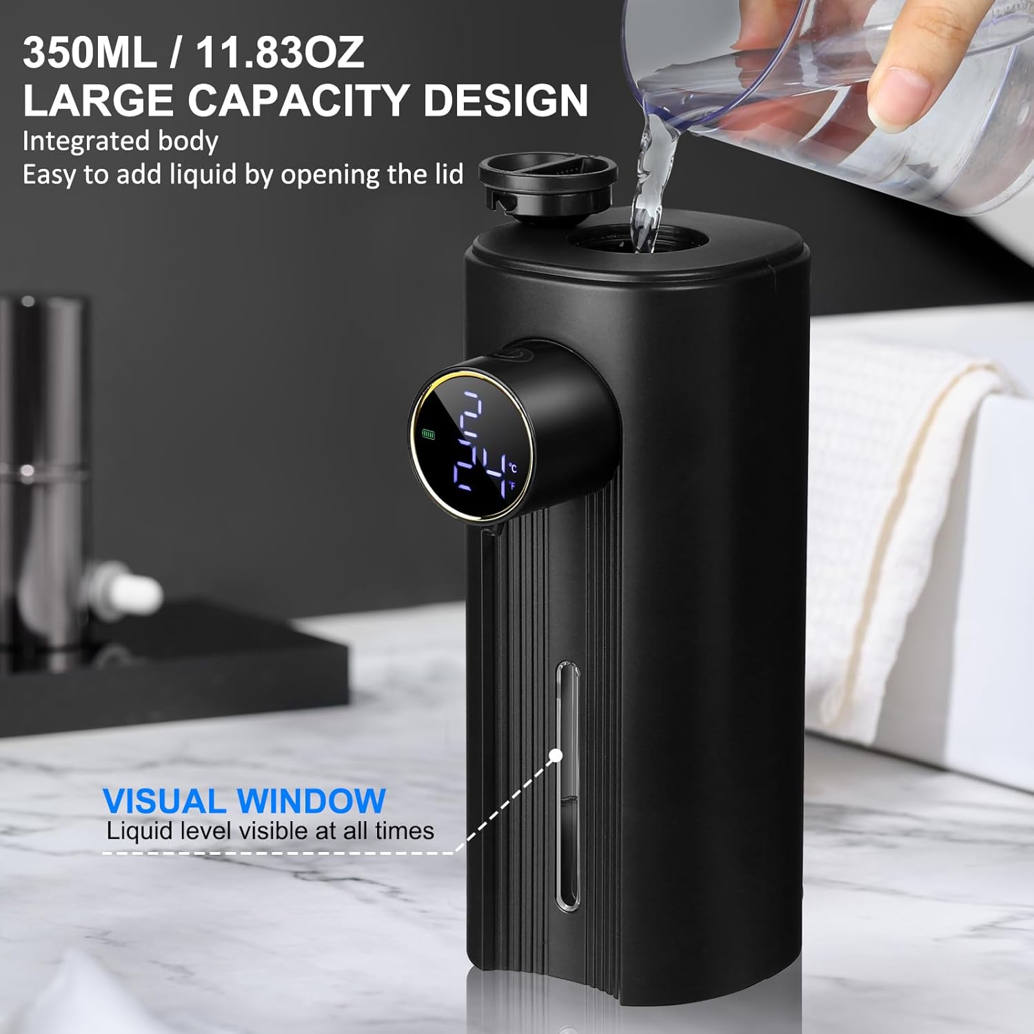 Blancel Smart Foaming Soap Dispenser with LCD Screen