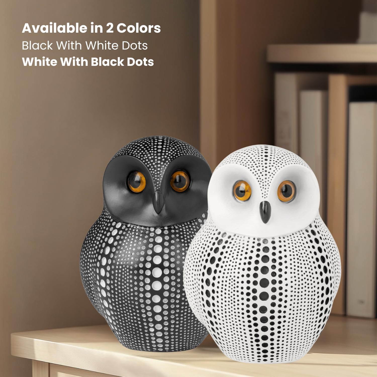 Torre Tagus Dotted White Owl Statue - 65 Inches Home Decor