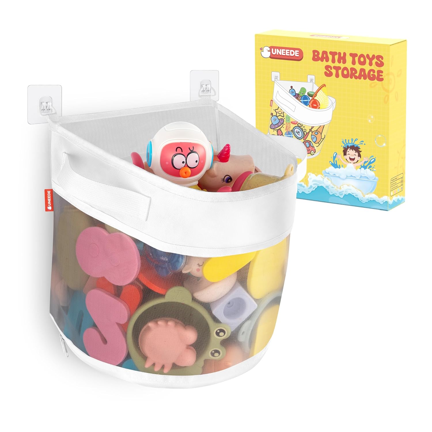 UNEEDE Bath Toy Organizer 415 Gallons Gray