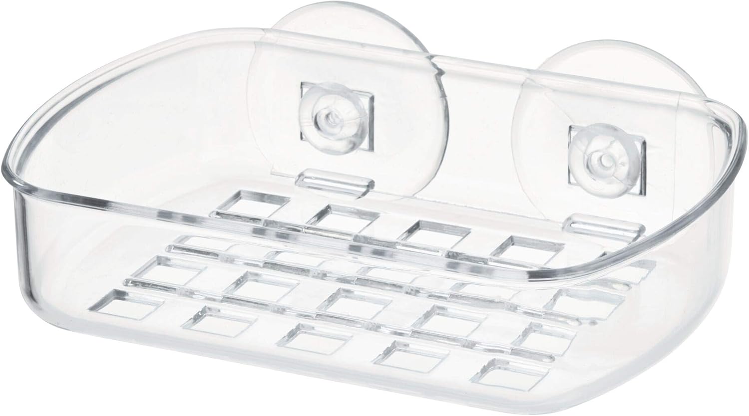 InterDesign BPA-Free Suction Soap Dish - 525 x 4 x 2