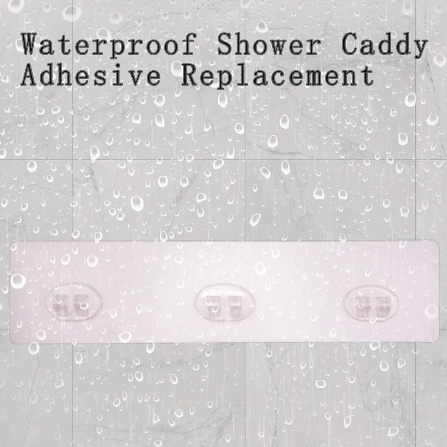 HopeFire 4 Pack Shower Caddy Adhesive Replacement 1