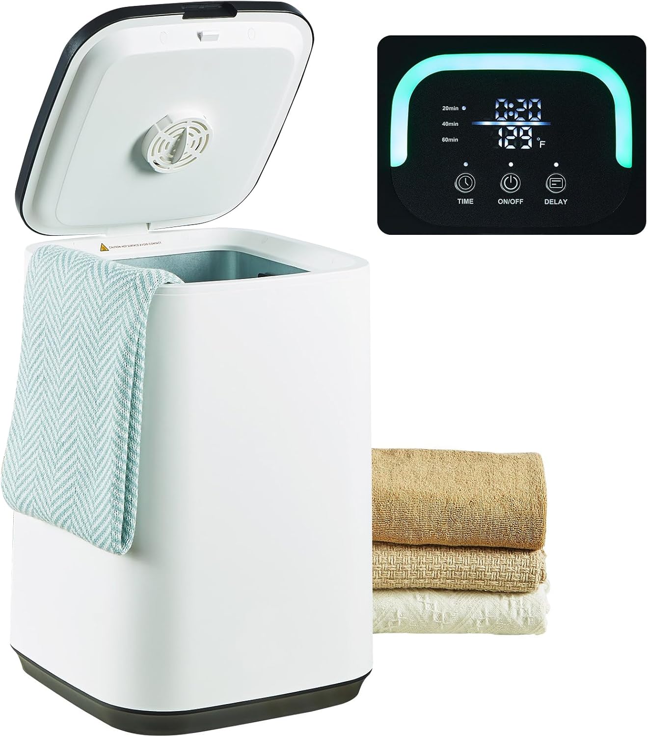Cyscratia Large Luxury Towel Warmer 20L with 24h Delay Timer