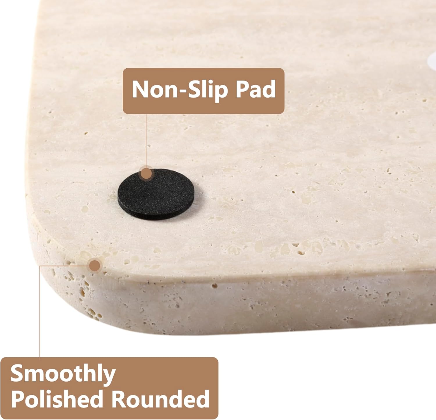 Karibiber Marble Vanity Tray for Bathroom Kitchen Organizer