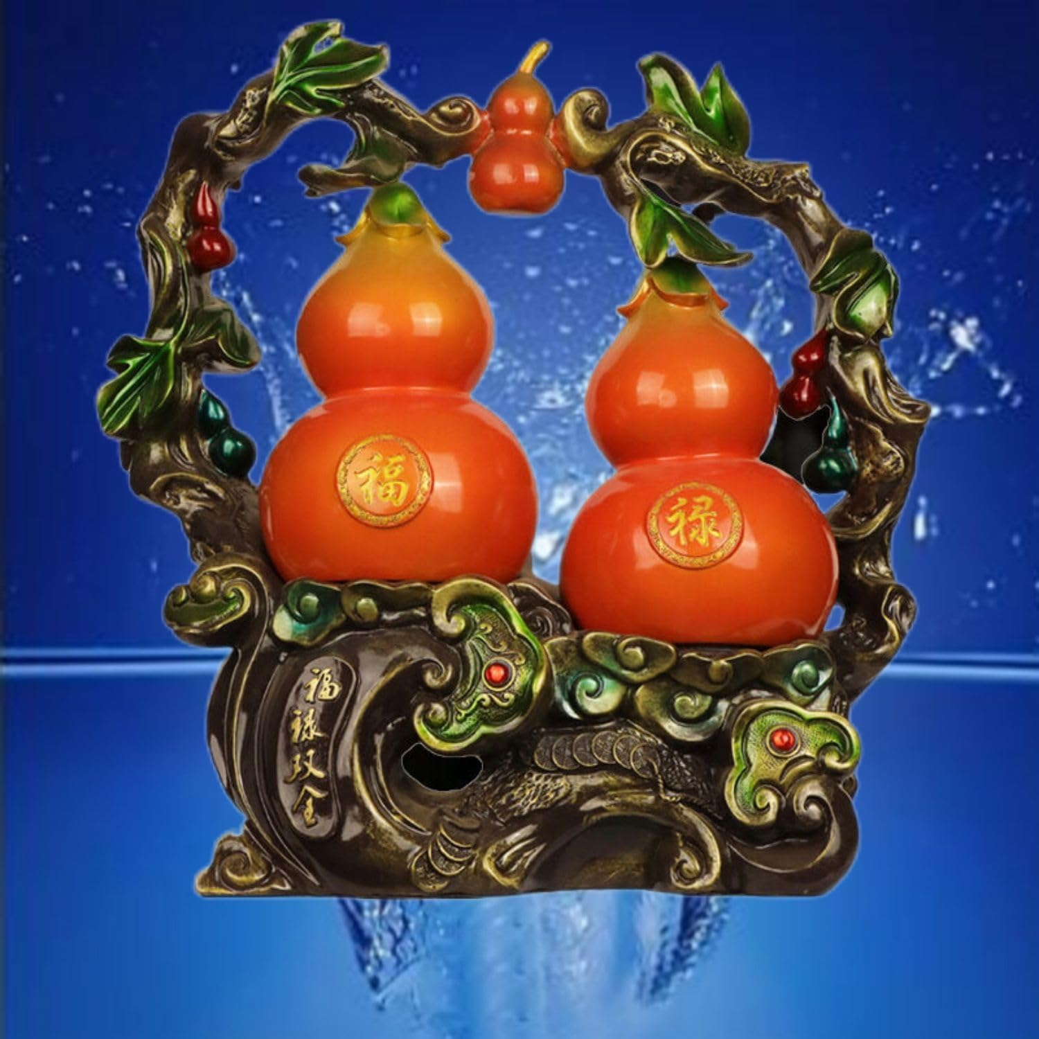 Chinese Feng Shui Resin Wealth Statue - 234