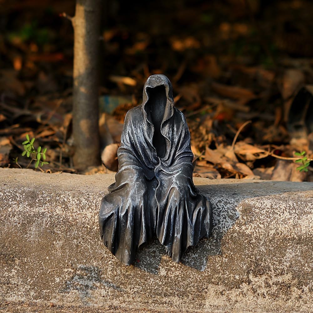 Tabletop Gothic Figurine Grim Reaper Statue - 59 Inch