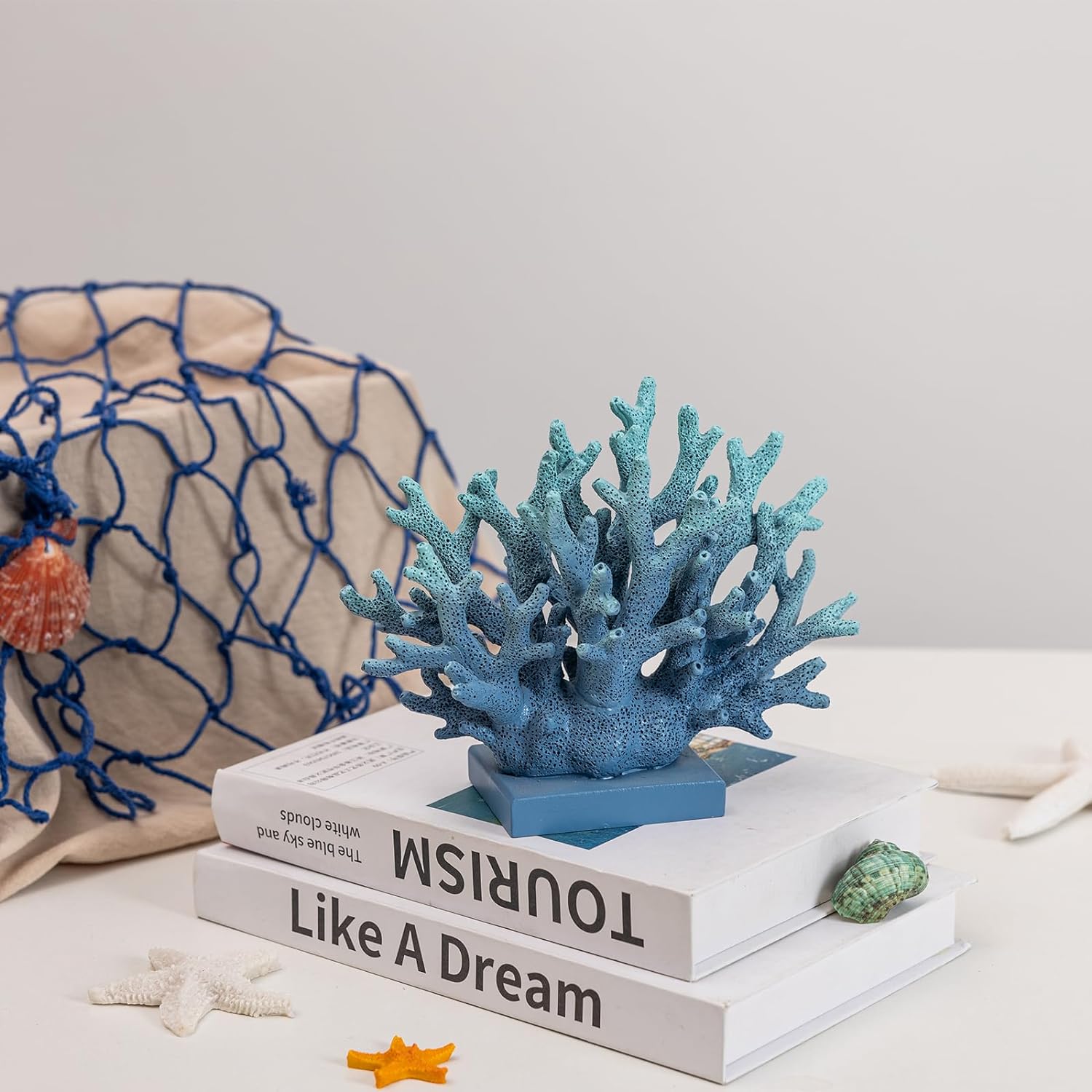 Elegondrar 58 H Blue Coral Decor Statue 1