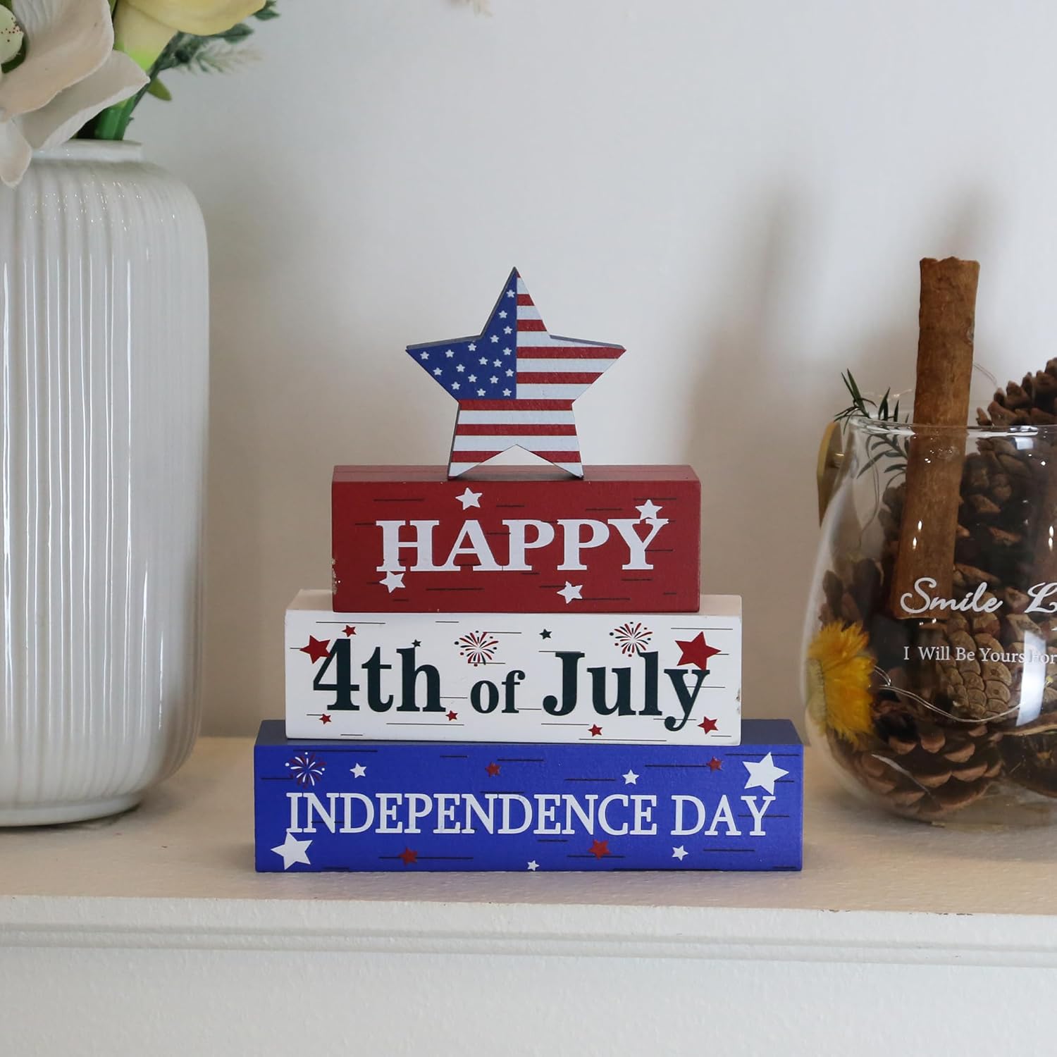 Laoone 4th of July Patriotic Decorations Set