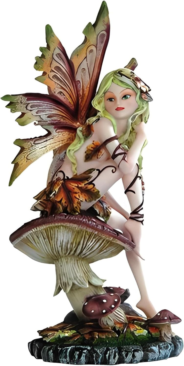 ICE ARMOR 8 Inch Brown Butterfly Wings Fantasy Figurine