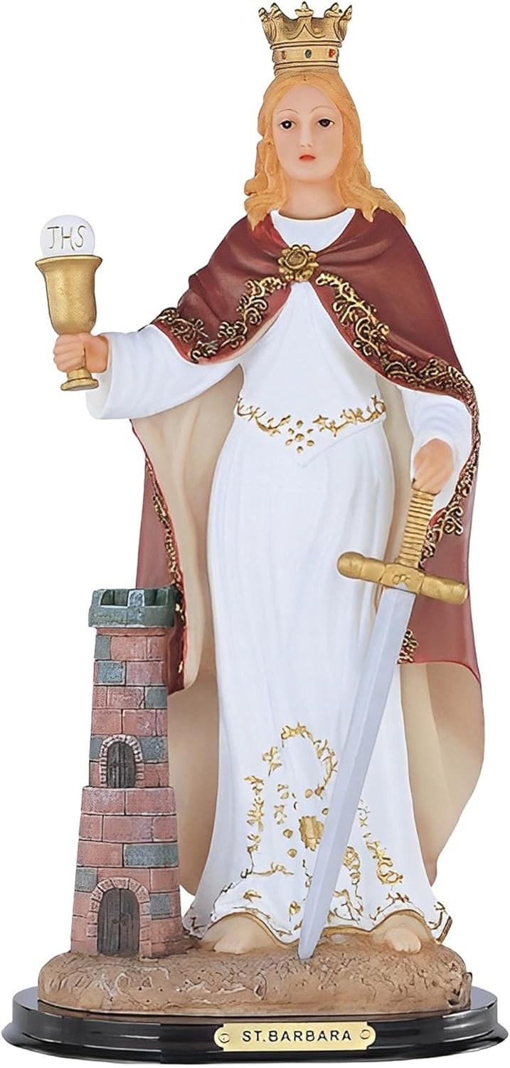 ICE ARMOR 12 H Saint Barbara Statue Religious Decoration