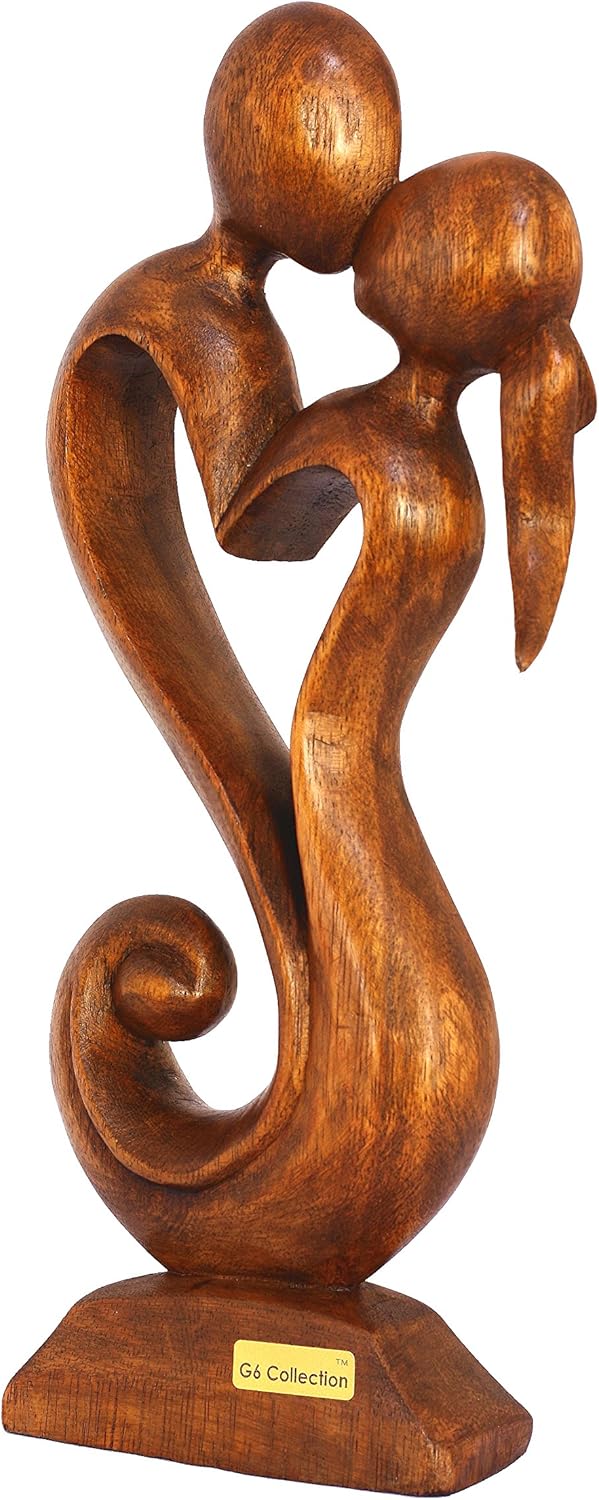 12 G6 Collection Wooden Abstract Sculpture - Eternal Love