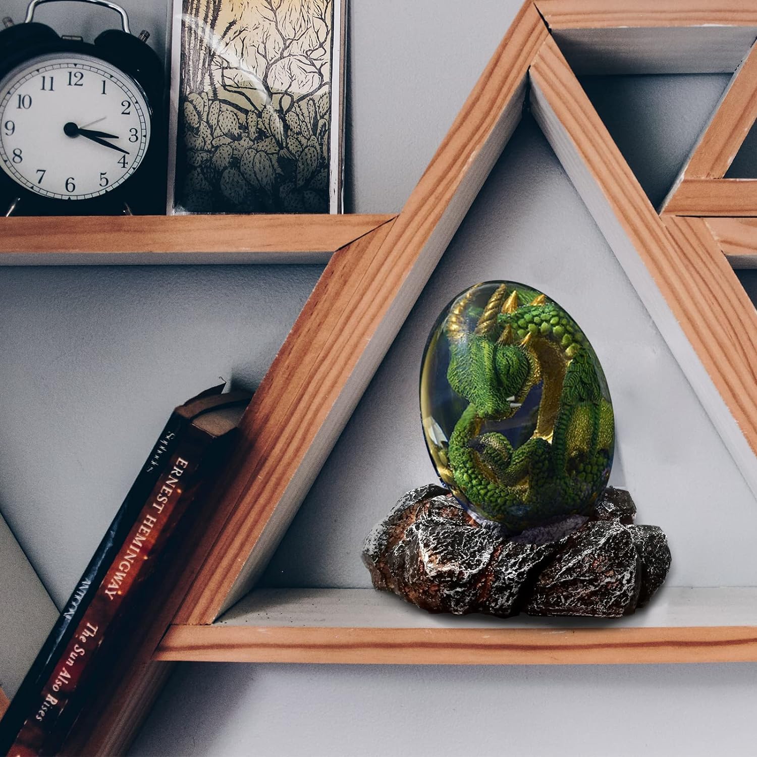 ACOCOFE Lava Dragon Egg with Green Base