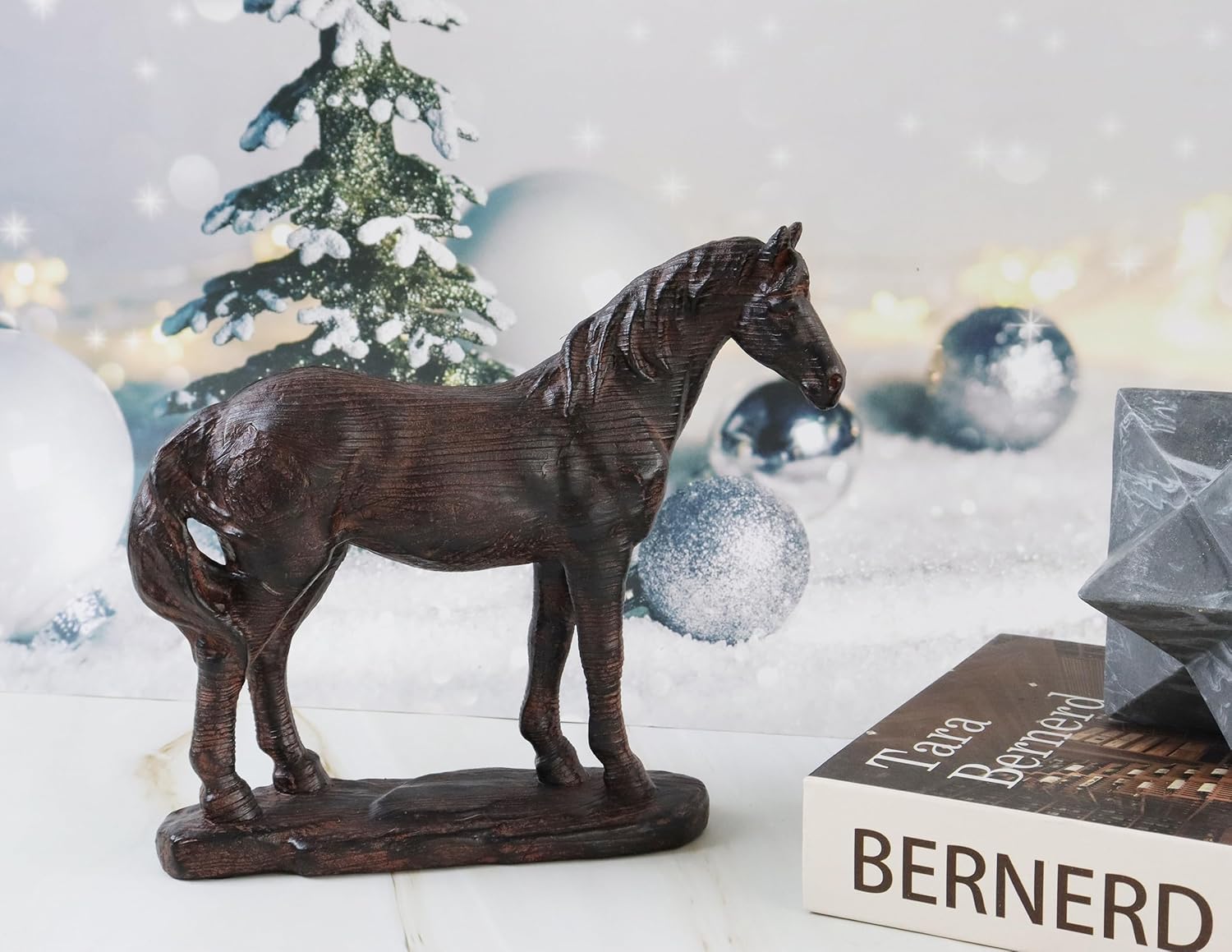 Hymmah Horse Statue Home Decor Rustic Decor Sculpture