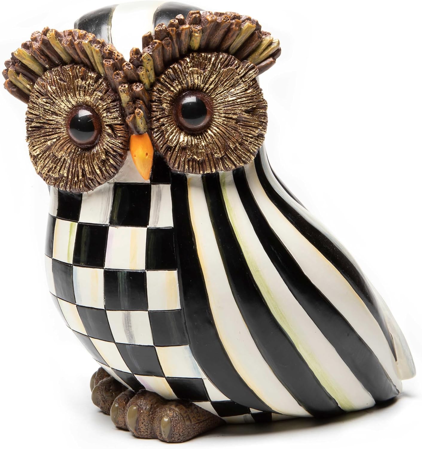 MACKENZIE-CHILDS Fall Owl Decor Statue