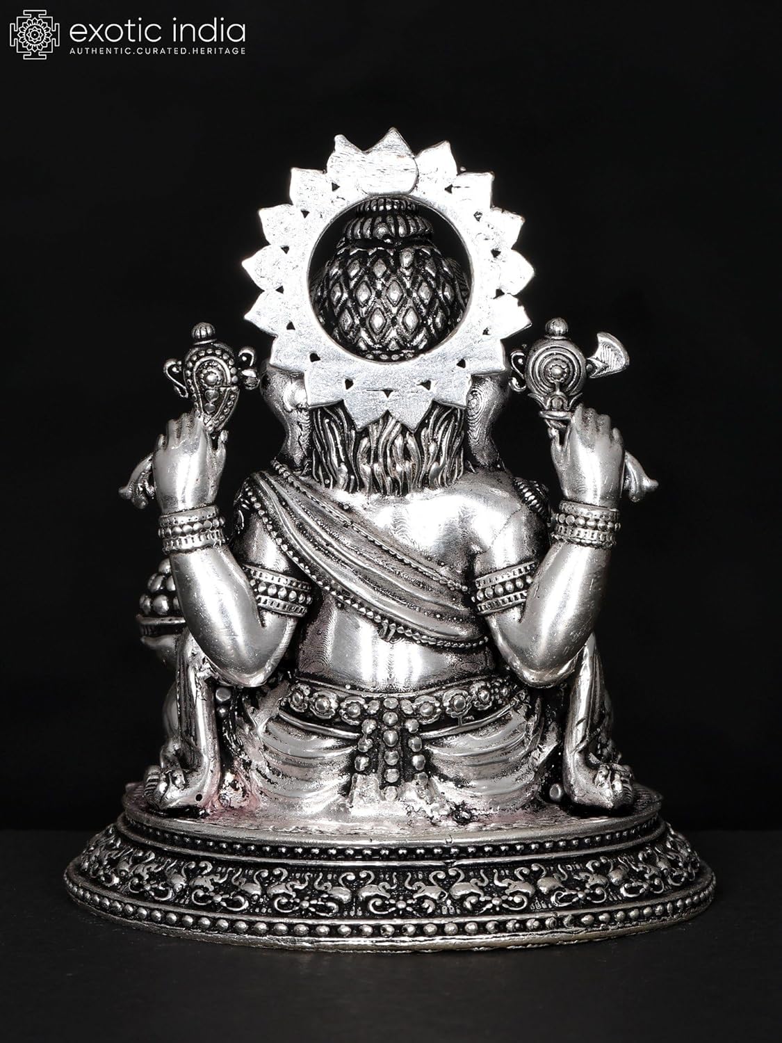 Small Superfine Lord Ganesha Brass Statue for Home or Office