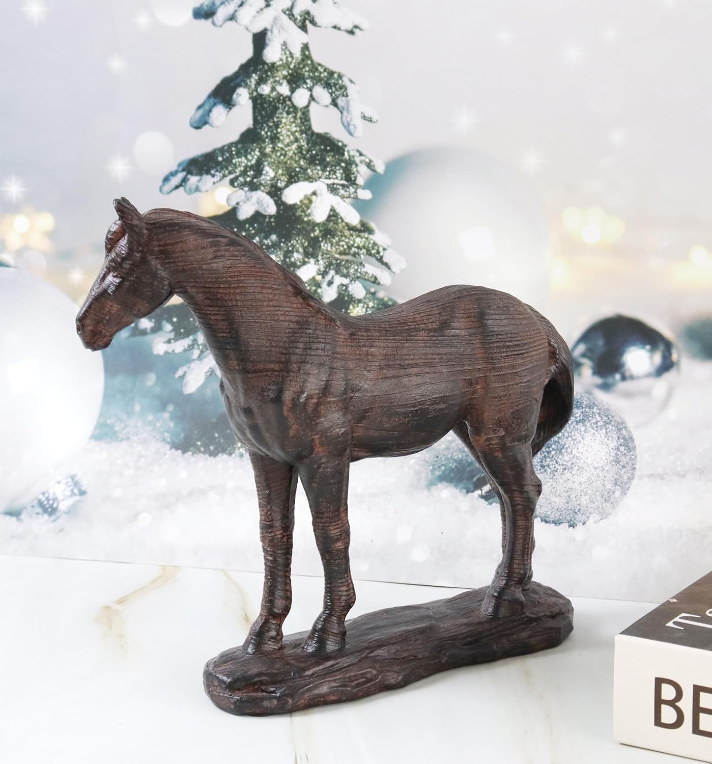 Hymmah Horse Statue Home Decor Rustic Decor Sculpture