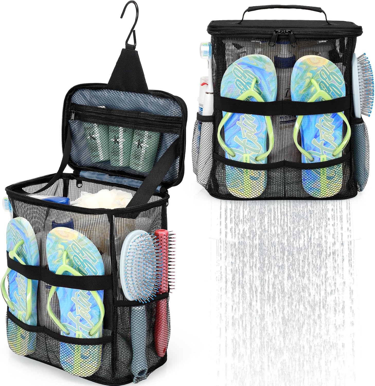 EaseGave Mesh Shower Caddy - Portable Large Capacity