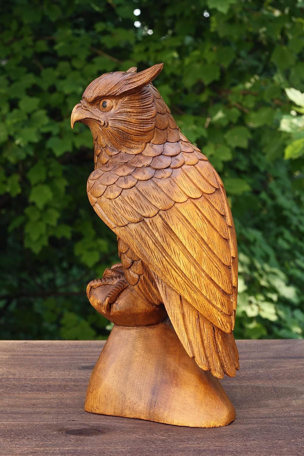 G6 Collection 12 Wooden Handmade Owl Sculpture