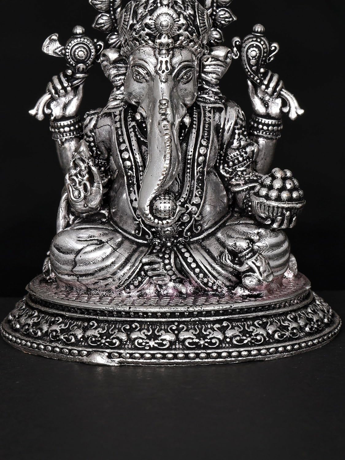 Small Superfine Lord Ganesha Brass Statue for Home or Office