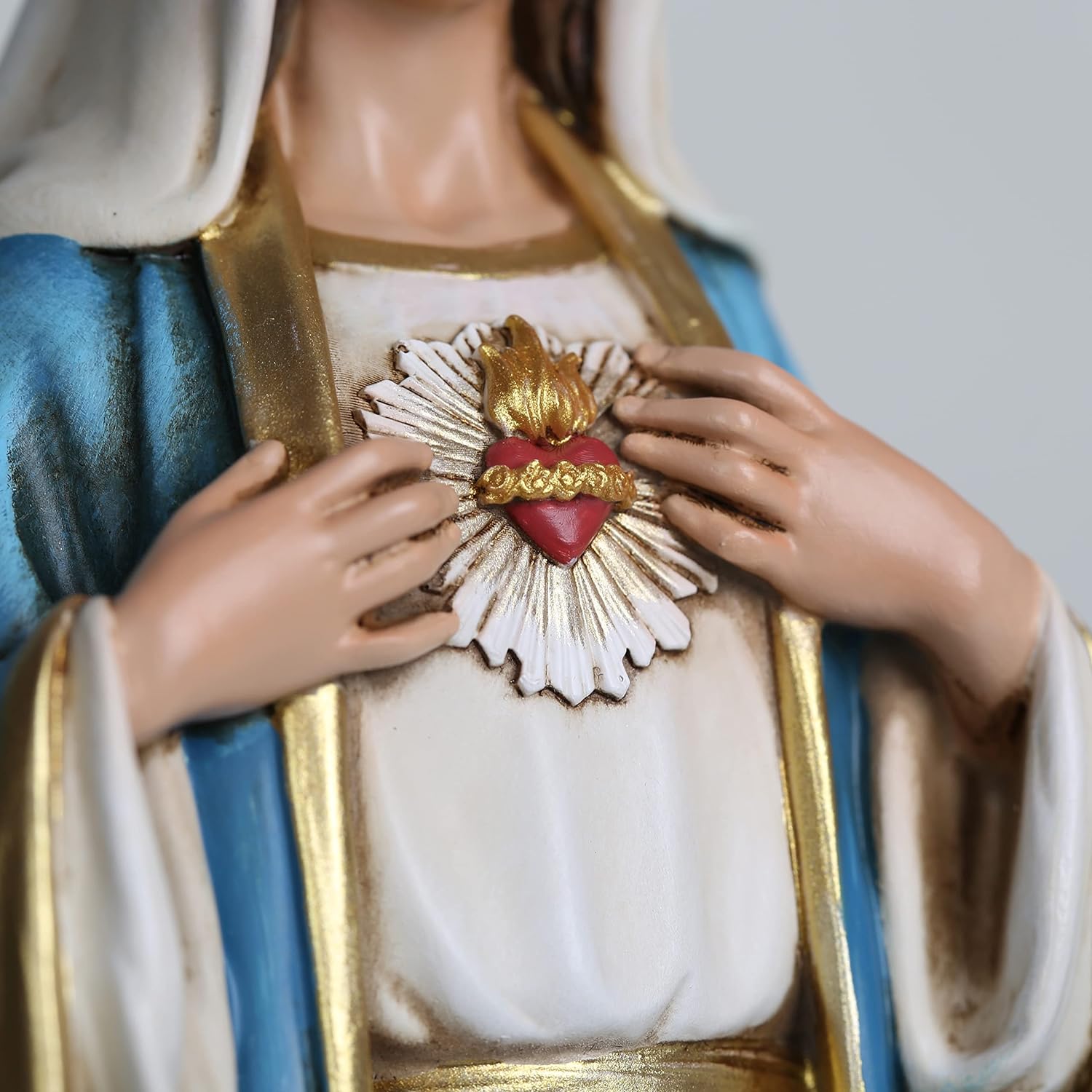 BC Catholic Immaculate Heart of Mary Statue 10 H