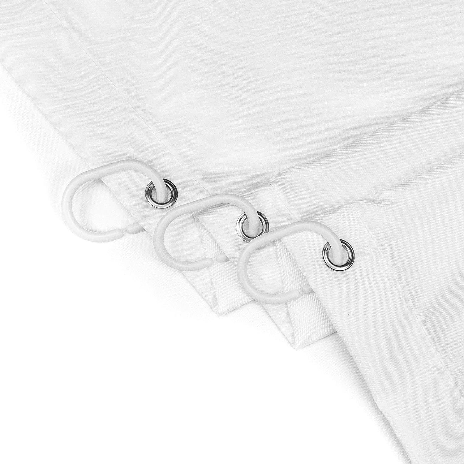 HVEST Modern Abstract Shower Curtain Set with Hooks 1