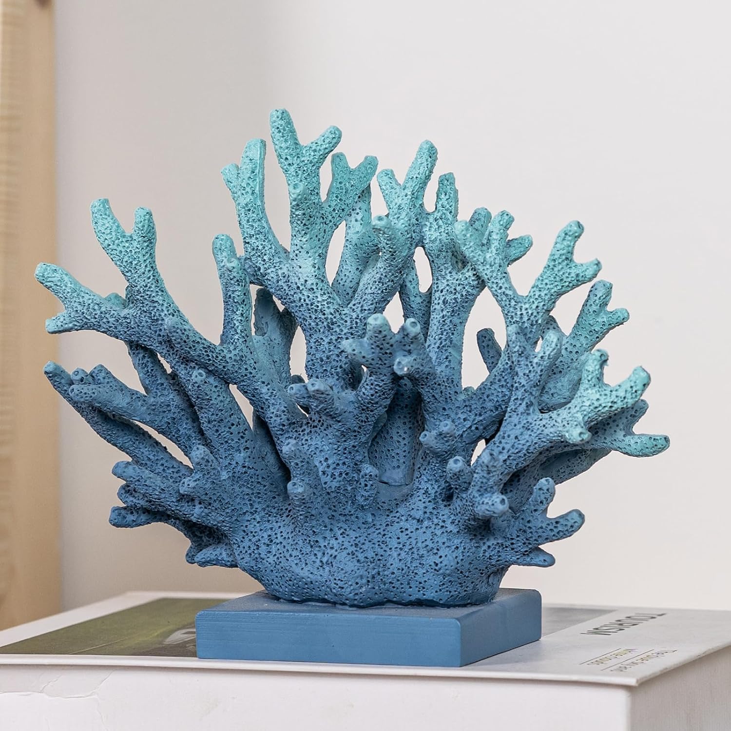 Elegondrar 58 H Blue Coral Decor Statue 1