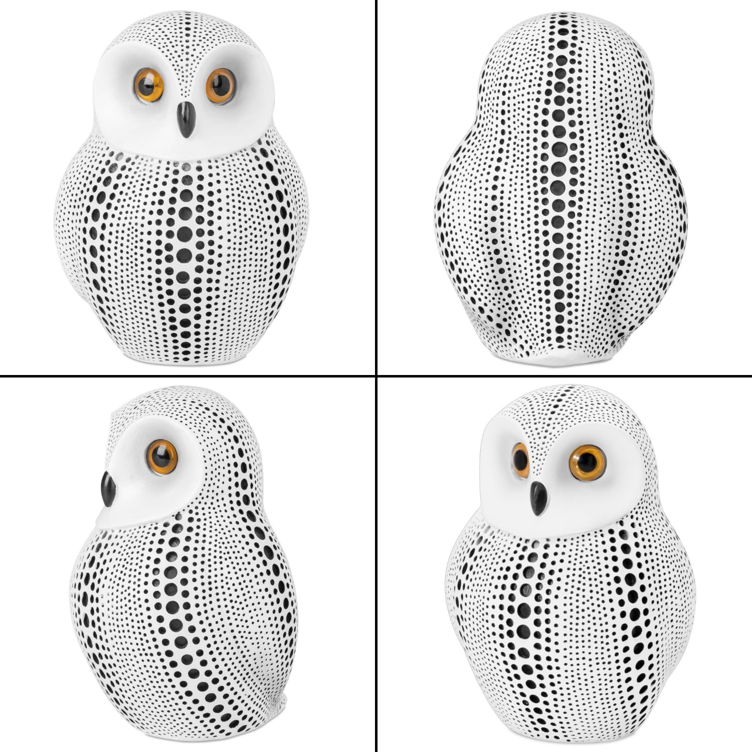 Torre Tagus Dotted White Owl Statue - 65 Inches Home Decor