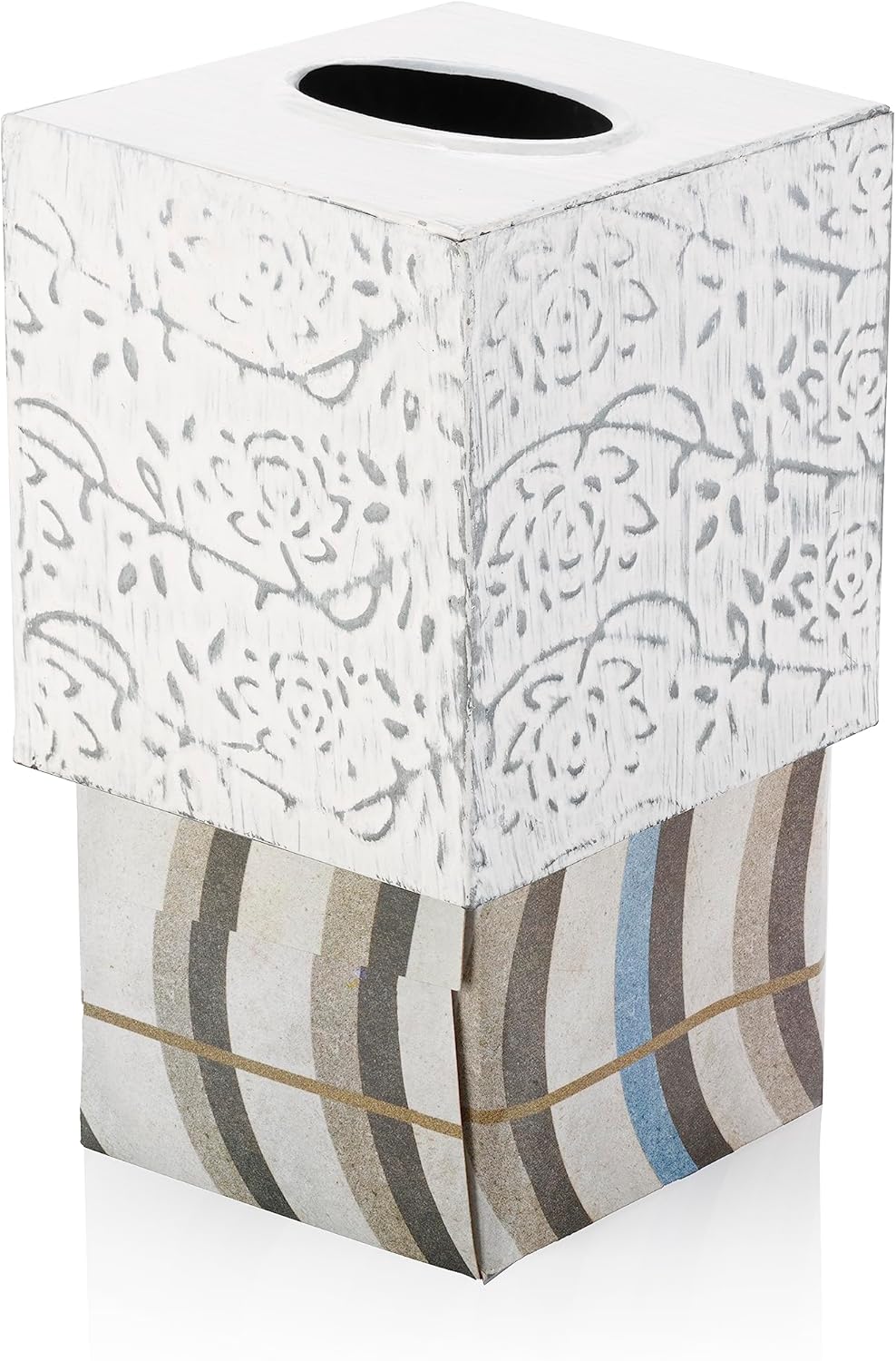 Country Chic Rustic Tissue Box Holder
