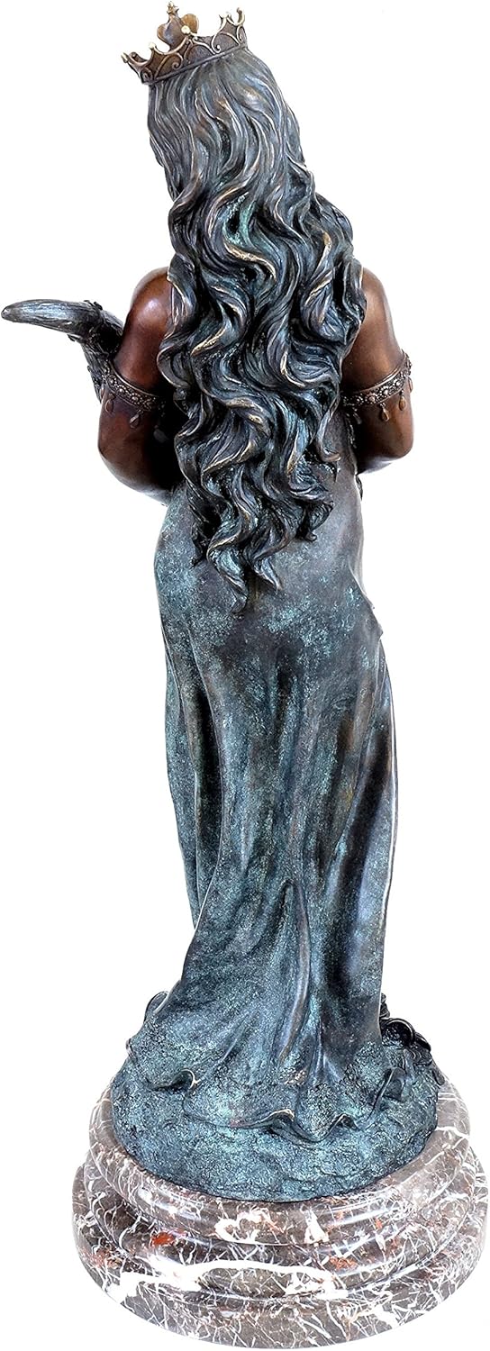 Kunst Ambiente Large Bronze Goddess of Luck Statue